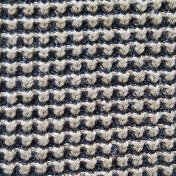 Candy & Caviar Khaki Recycled Blend Mockneck Quarter-zip Sweater - Size S - Picture 2 of 9